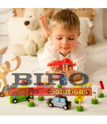 Setul de lemn de joacă City